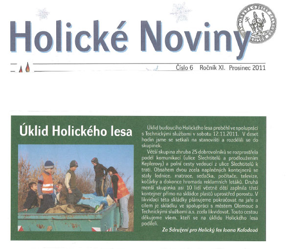 Holické noviny, 12/2011