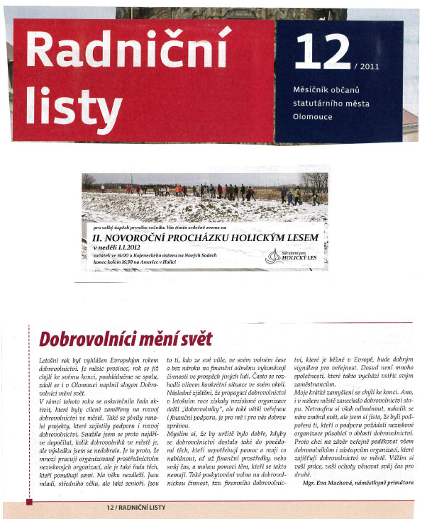 Radniční listy 12/2011
